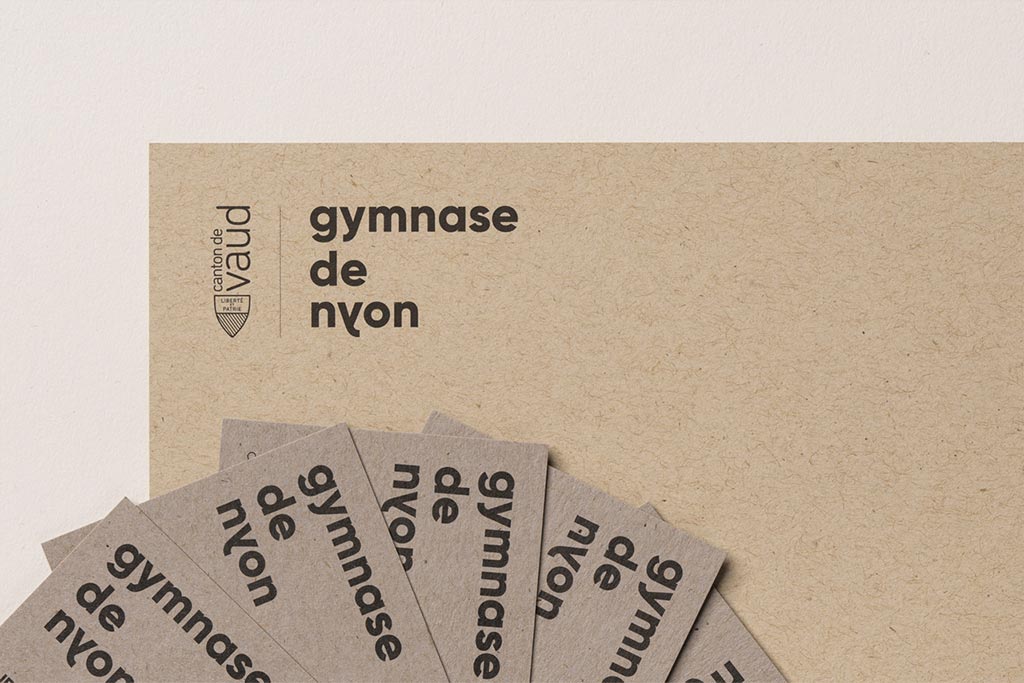 Logo et papeterie pour le Gymnase de Nyon