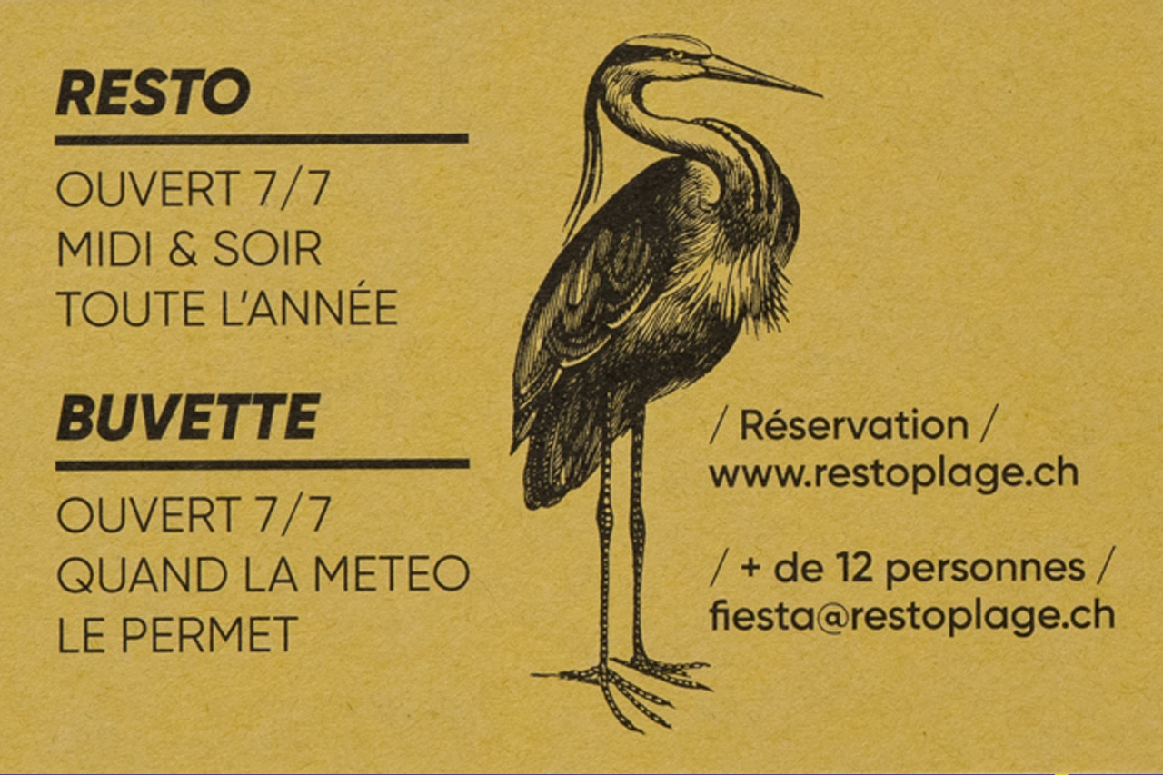 Affiches, flyer et signalétique